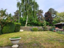 Garten DOPPELHAUSH�LFTE MIT GARAGE UND KELLER IN ZENTRALER LAGE VON FRIMMERSDORF ZU VERKAUFEN...