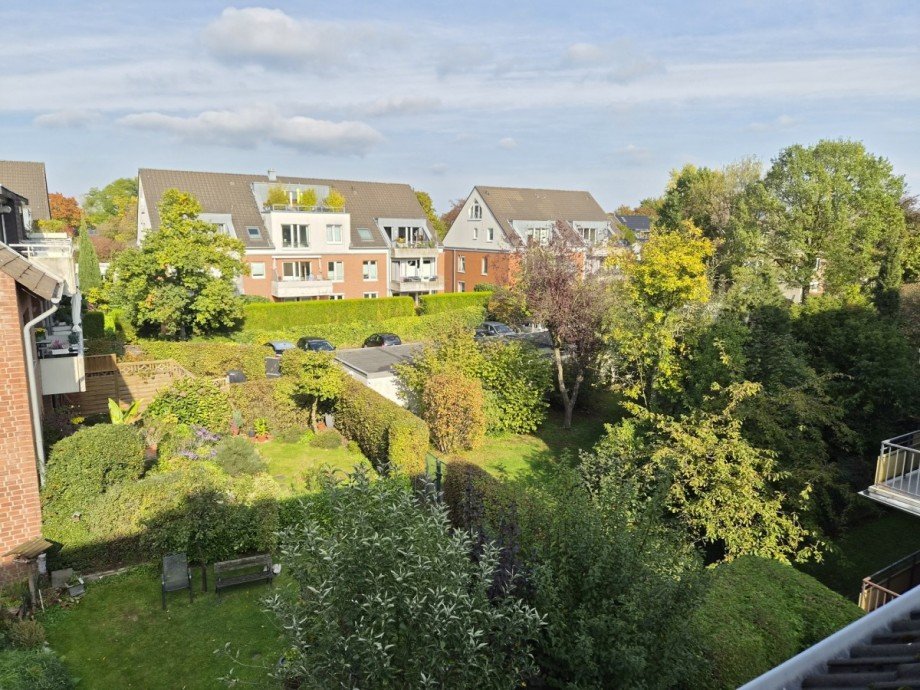 Ausblick Kinderzimmer Dachgeschosswohnung Meerbusch/B�derich
