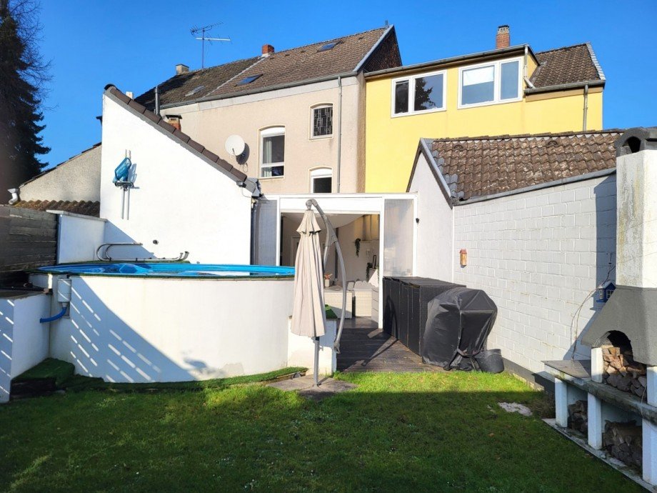 R�ckansicht Reihenhaus Bedburg/Lipp