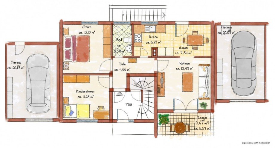Erdgeschoss Zweifamilienhaus Rommerskirchen/Anstel