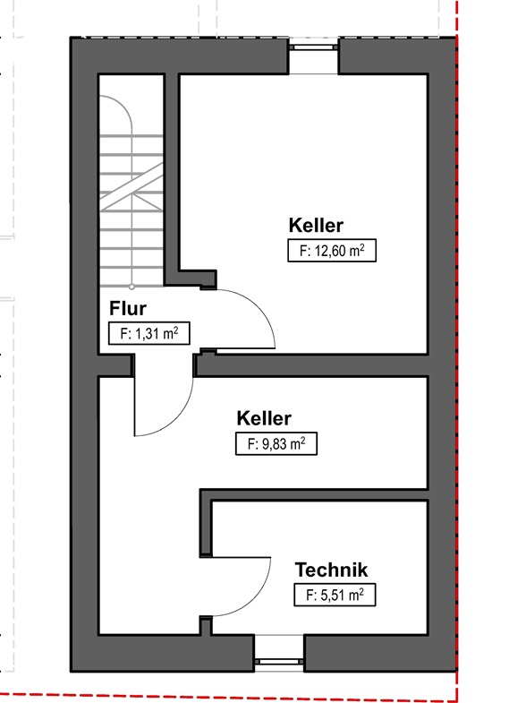 Keller Doppelhaush�lfte Grevenbroich/Frimmersdorf