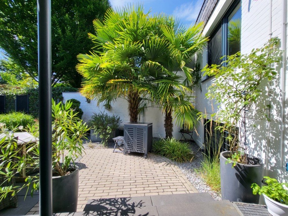 Gartenansicht 4 Bungalow Meerbusch/Str�mp