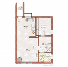 Keller DOPPELHAUSH�LFTE MIT GARAGE UND KELLER IN ZENTRALER LAGE VON FRIMMERSDORF ZU VERKAUFEN...