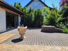 Terrasse Ansicht 2 FREISTEHENDER BUNGALOW MIT KELLER UND GROSSER GARAGE IN FELDRANDLAGE VON TITZ-AMELN ZU VERKAUFEN...