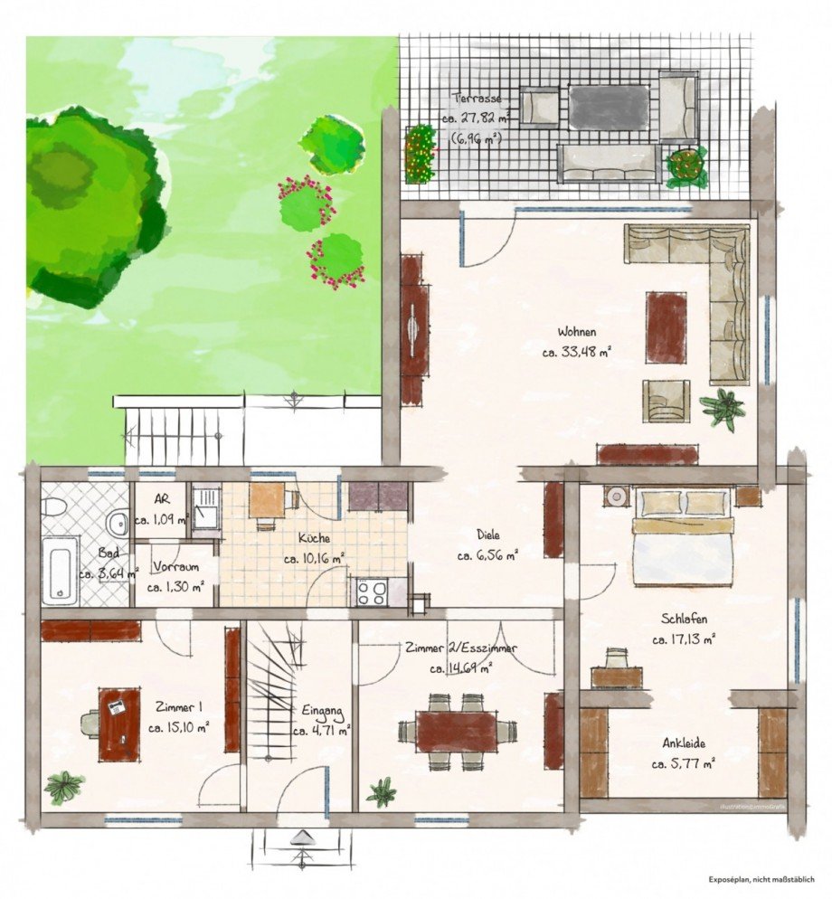 Erdgeschoss Einfamilienhaus Meerbusch/Lank-Latum