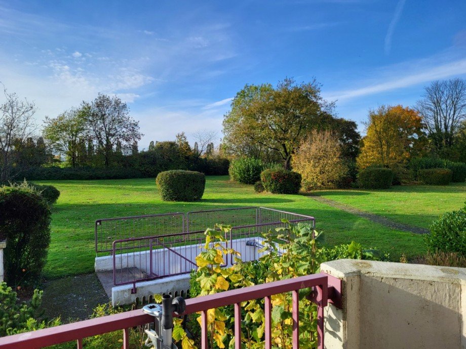 Balkon Ausblick Erdgeschosswohnung Meerbusch/B�derich