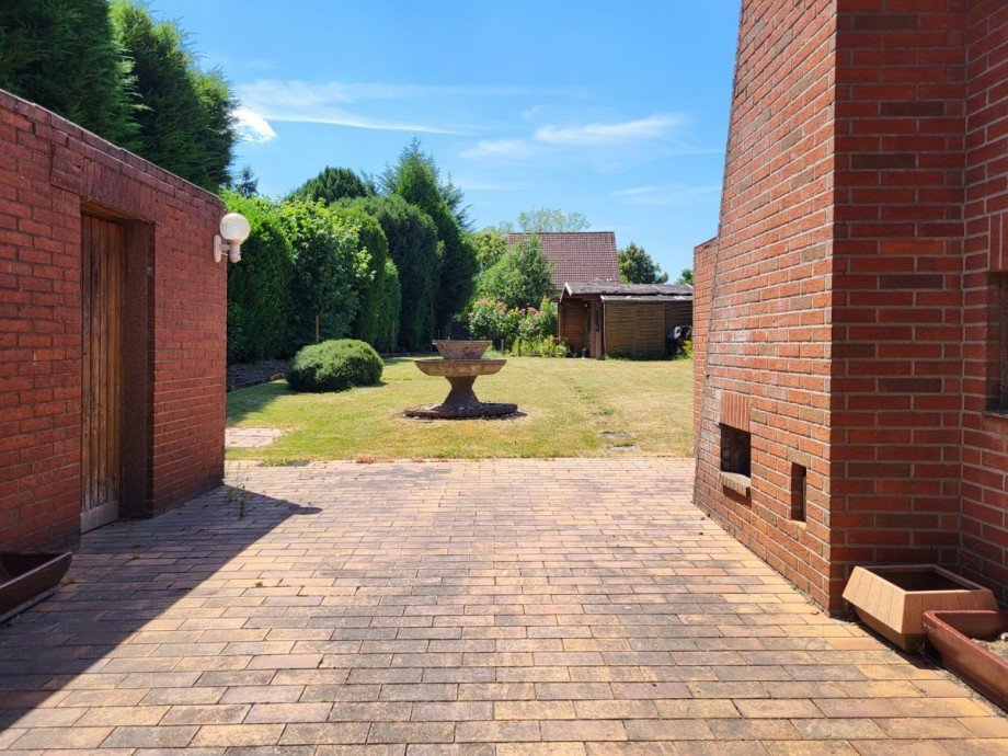 Terrasse Doppelhaush�lfte Grevenbroich/Frimmersdorf