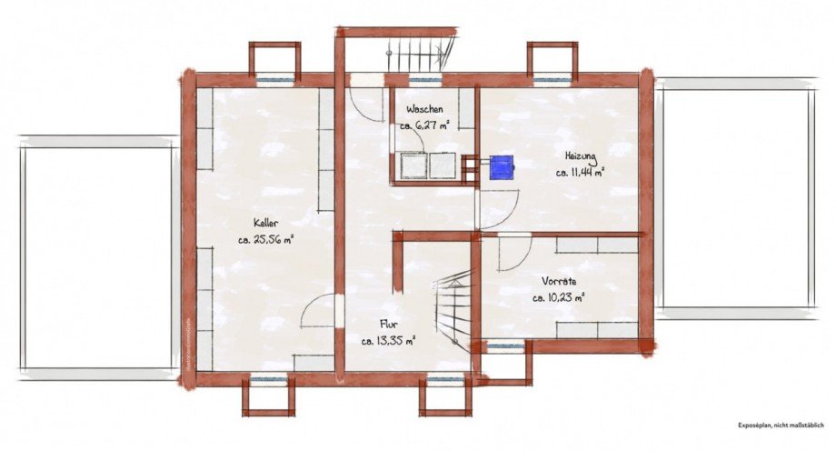 Keller Zweifamilienhaus Rommerskirchen/Anstel