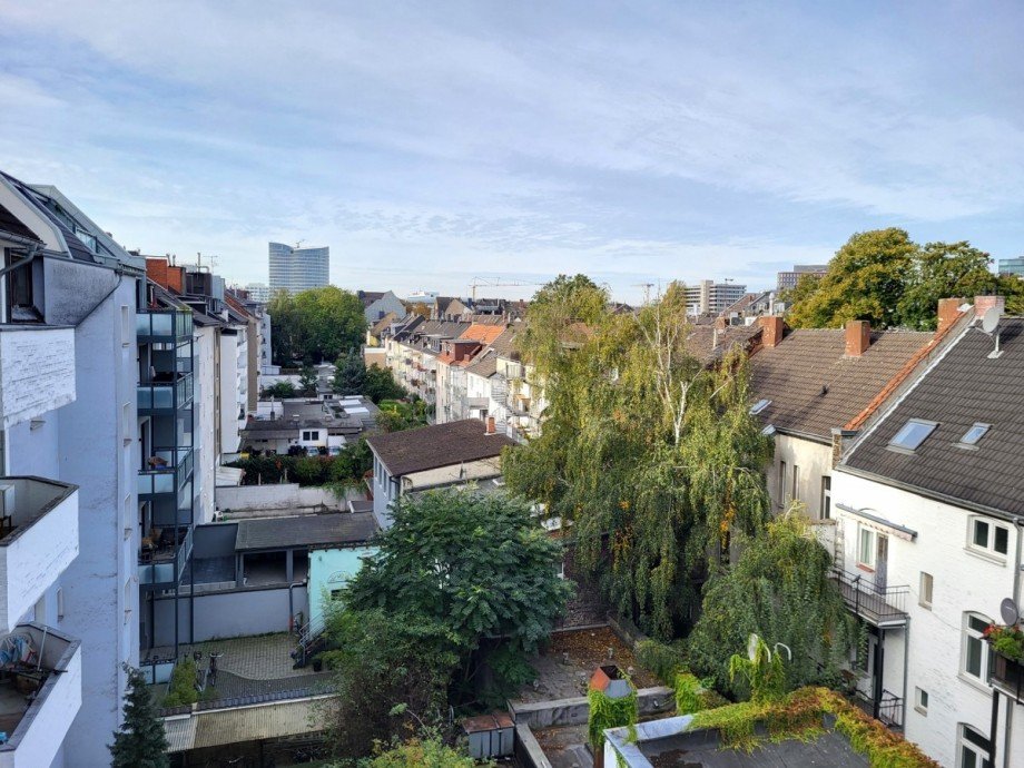 Balkon Ausblick Etagenwohnung D�sseldorf/Derendorf