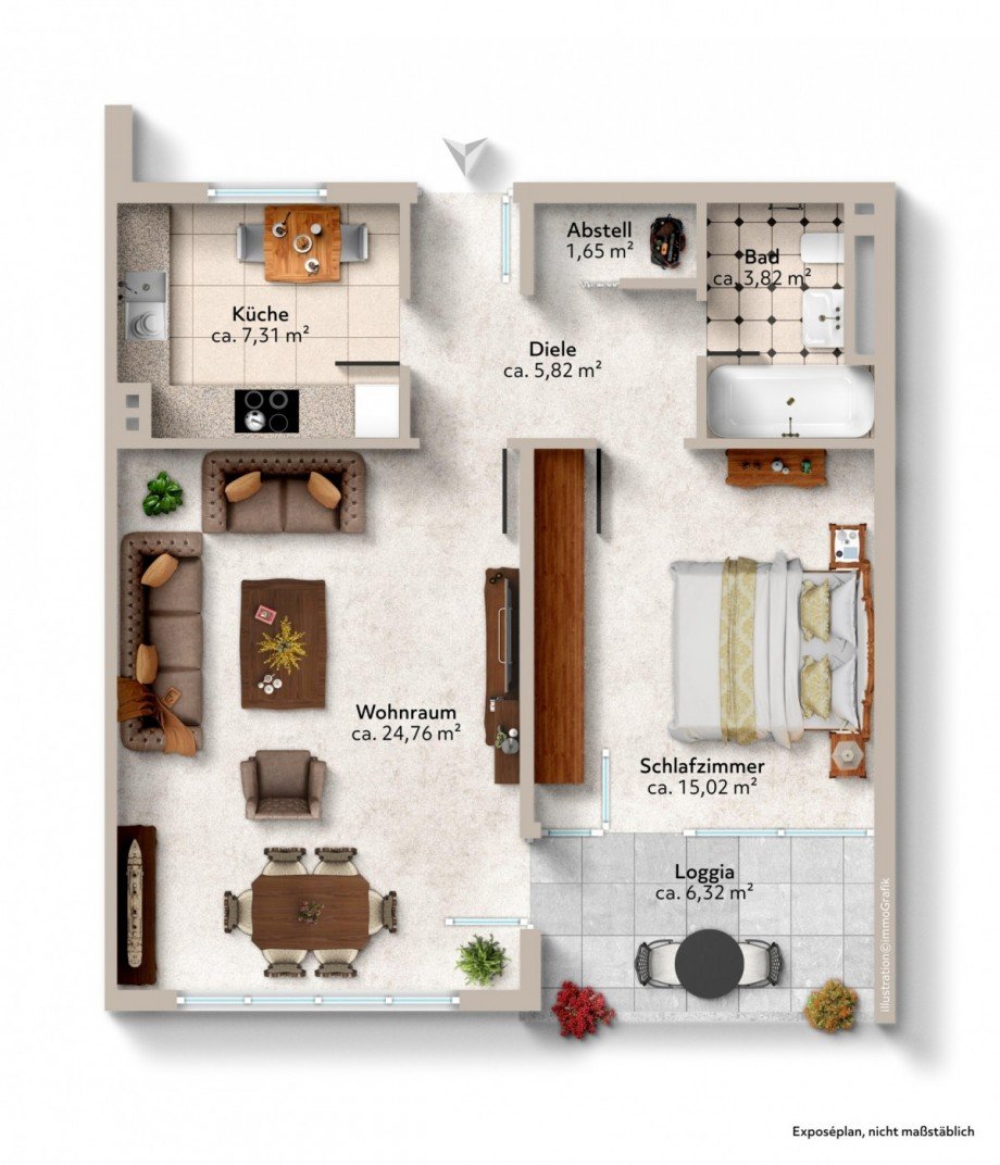 Grundriss Etagenwohnung Meerbusch/B�derich