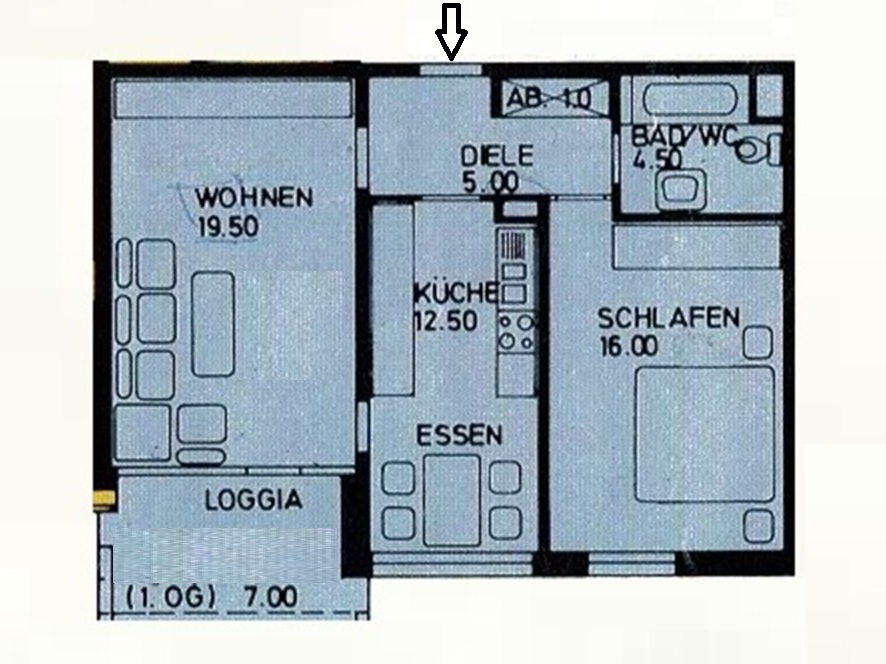 Grundriss Etagenwohnung Neuss