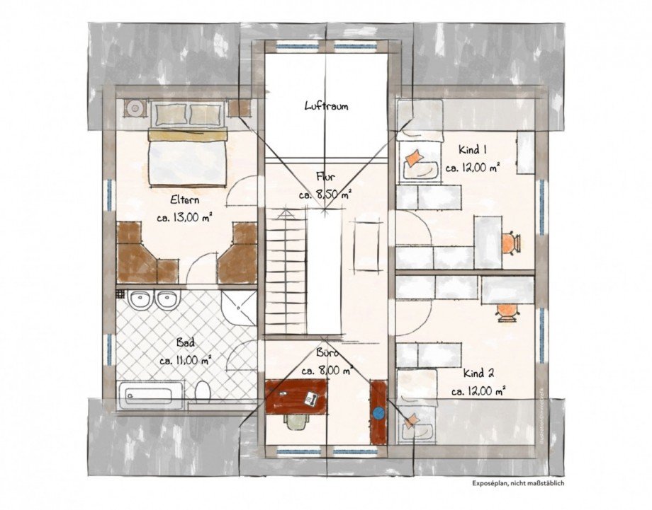 Dachgeschoss Einfamilienhaus Meerbusch/Str�mp