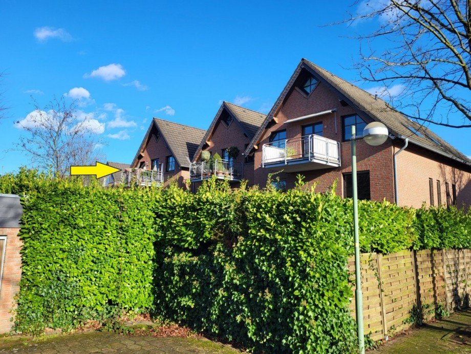 R�ckansicht Maisonettewohnung Meerbusch/B�derich