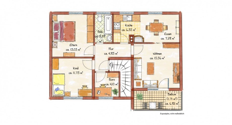 Obergeschoss Zweifamilienhaus Rommerskirchen/Anstel