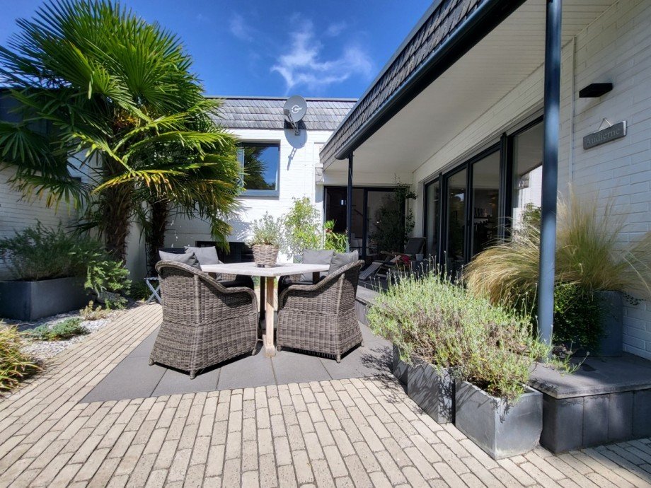Gartenansicht 5 Bungalow Meerbusch/Str�mp