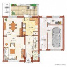 Erdgeschoss DOPPELHAUSH�LFTE MIT GARAGE UND KELLER IN ZENTRALER LAGE VON FRIMMERSDORF ZU VERKAUFEN...