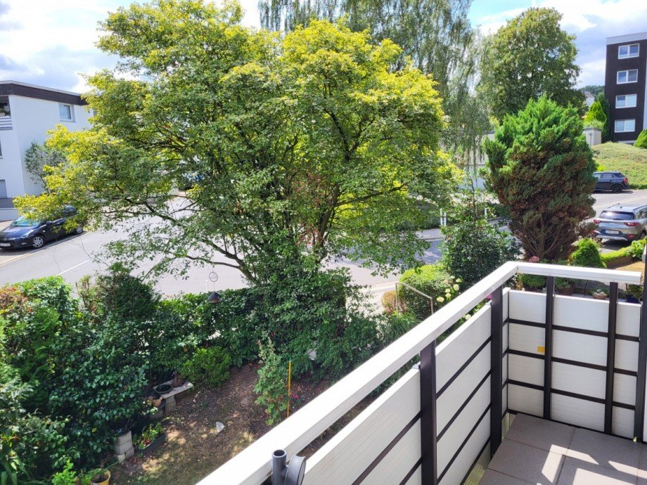 Balkon rechts Etagenwohnung Essen/Burgaltendorf