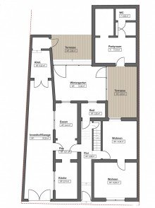 Erdgeschoss �LTERES EINFAMILIENHAUS MIT KELLER, WINTERGARTEN UND SCH�NEM GARTEN IN FRIMMERSDORF ZU VERKAUFEN...