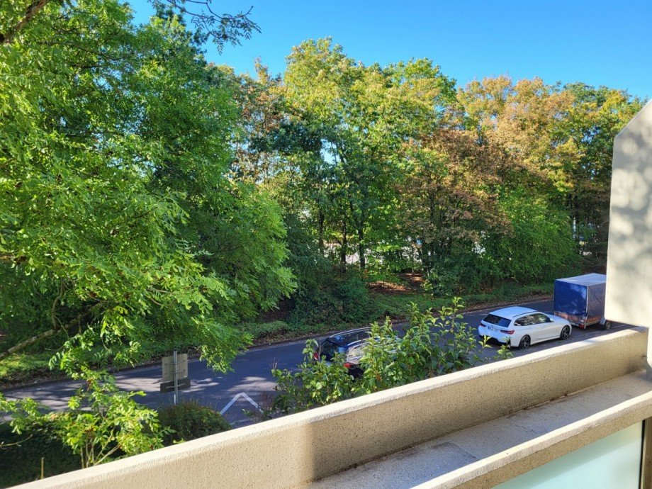 Loggia Ausblick Etagenwohnung Neuss
