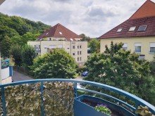 Balkon Ausblick BEREITS FREI: HELLE 2-ZIMMER-WOHNUNG MIT SONNENBALKON UND EINBAUK�CHE IN LUDENBERG ZU VERKAUFEN...