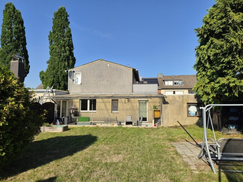 R�ckansicht Einfamilienhaus Grevenbroich/Frimmersdorf