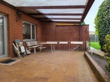 Terrasse Ansicht 2 DOPPELHAUSH�LFTE MIT GARAGE UND KELLER IN ZENTRALER LAGE VON FRIMMERSDORF ZU VERKAUFEN...