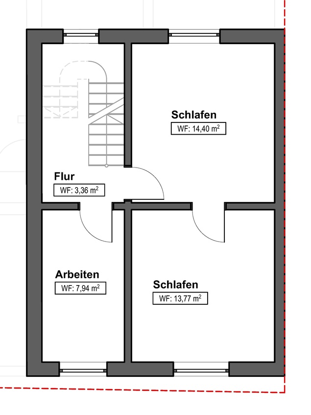 Obergeschoss Doppelhaush�lfte Grevenbroich/Frimmersdorf
