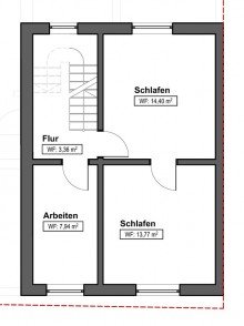 Obergeschoss �LTERES EINFAMILIENHAUS MIT KELLER, WINTERGARTEN UND SCH�NEM GARTEN IN FRIMMERSDORF ZU VERKAUFEN...