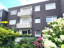 R�ckansicht BEREITS FREI: HELLE 3-4 ZIMMER WOHNUNG MIT BALKON UND GARAGE IN ESSEN-BURGALTENDORF ZU VERKAUFEN...