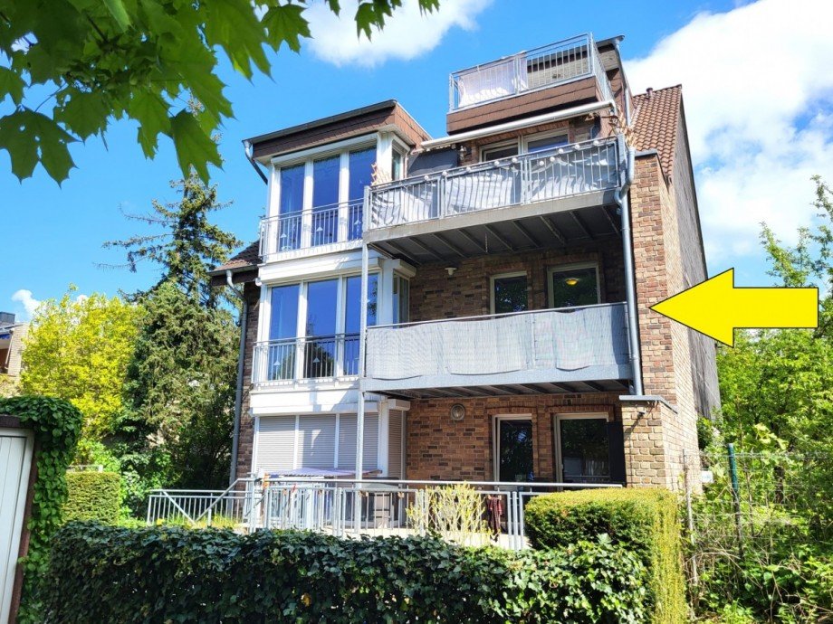 R�ckansicht 1 Etagenwohnung Grevenbroich/Gustorf