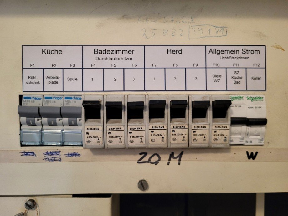 Elektro Ansicht 2 Dachgeschosswohnung Grevenbroich/Wevelinghoven