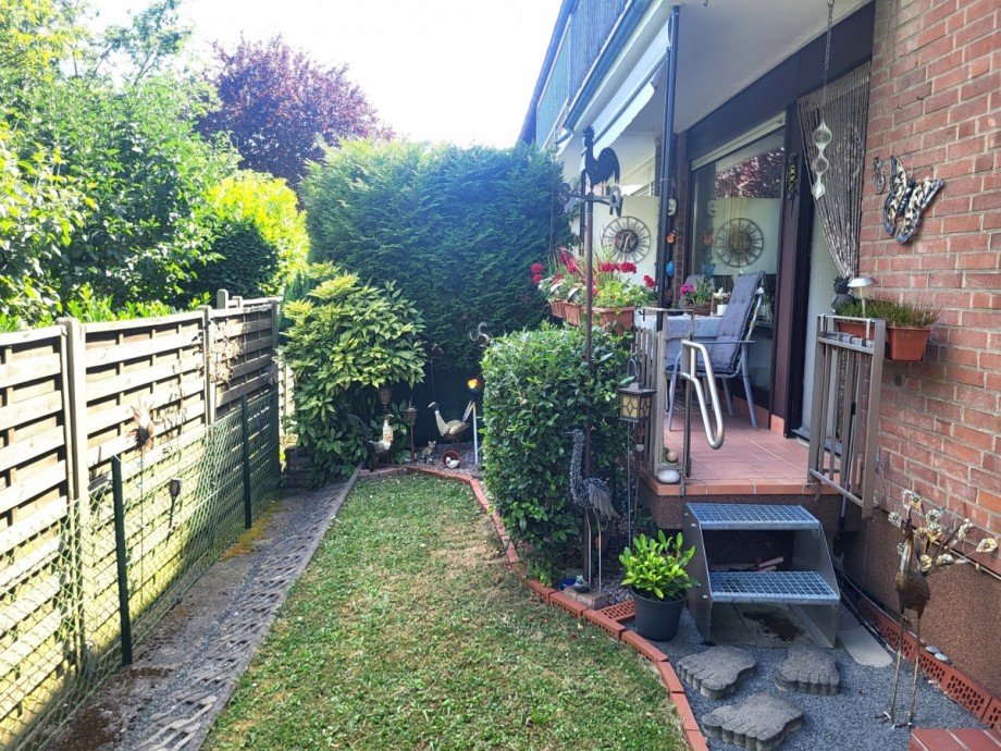 R�ckansicht Erdgeschosswohnung Grevenbroich/Orken