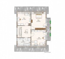 Dachgeschoss GROSSZ�GIGES EINFAMILIENHAUS MIT KELLER UND GARAGE IM HERZEN VON GV-FRIMMERSDORF ZU VERKAUFEN...