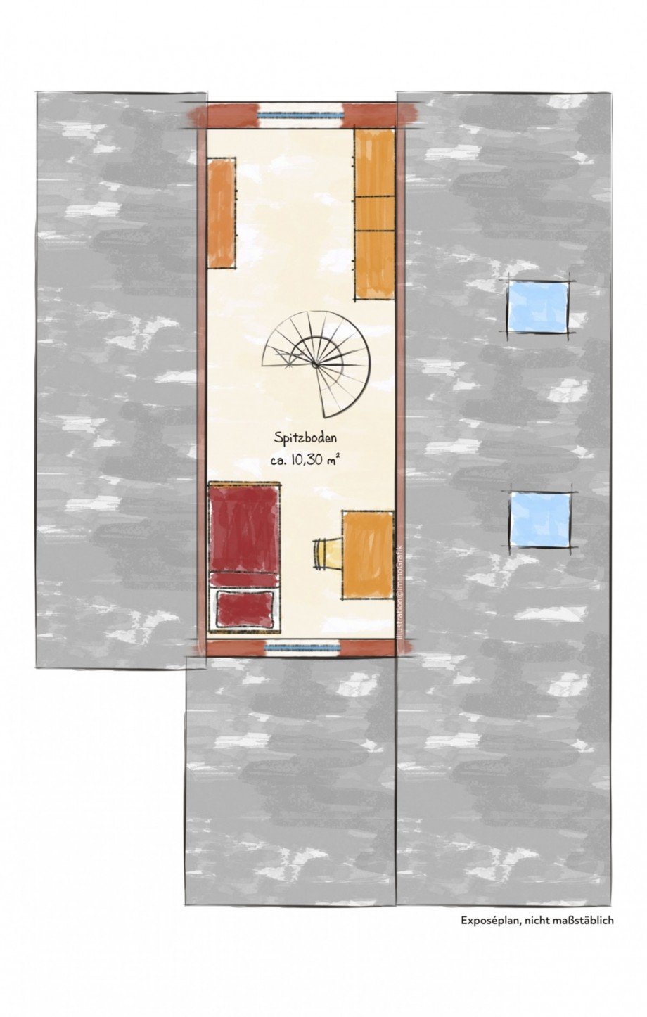 Spitzboden Maisonettewohnung Meerbusch/B�derich