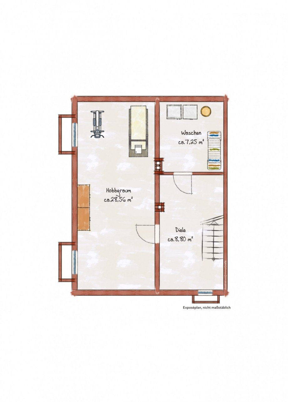 Keller Doppelhaush�lfte Grevenbroich/Frimmersdorf
