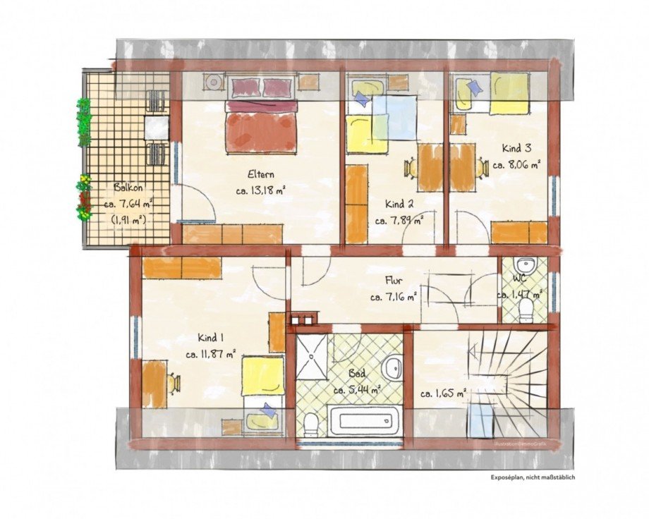 Dachgeschoss Einfamilienhaus Meerbusch/B�derich