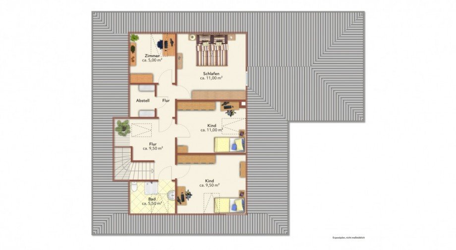 Dachgeschoss Einfamilienhaus L�dinghausen