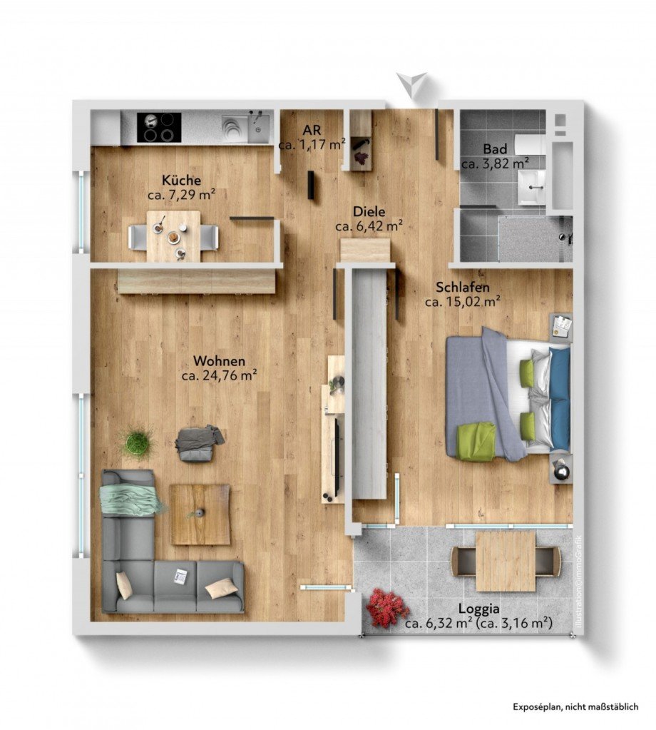 Grundriss Etagenwohnung Meerbusch/B�derich