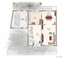 Erdgeschoss GROSSZ�GIGES EINFAMILIENHAUS MIT KELLER UND GARAGE IM HERZEN VON GV-FRIMMERSDORF ZU VERKAUFEN...