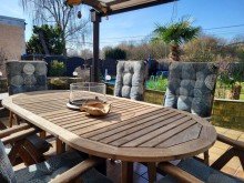 Terrasse Aussicht FREISTEHENDES HAUS MIT EINLIEGERBEREICH UND SCH�NEM GARTEN IN MEERBUSCH-OSTERATH ZU VERKAUFEN...
