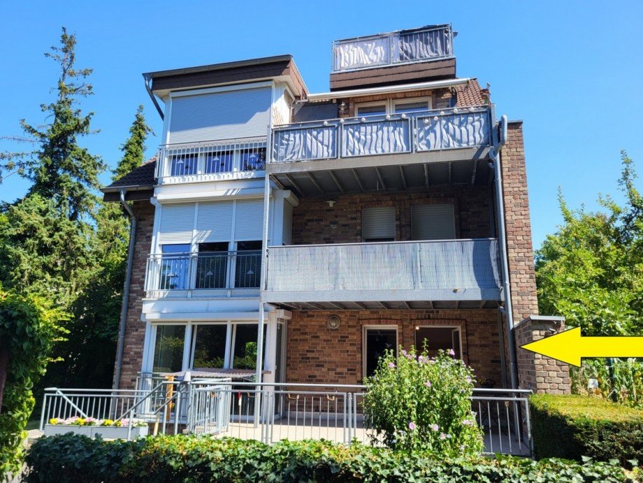 R�ckansicht Erdgeschosswohnung Grevenbroich/Gustorf