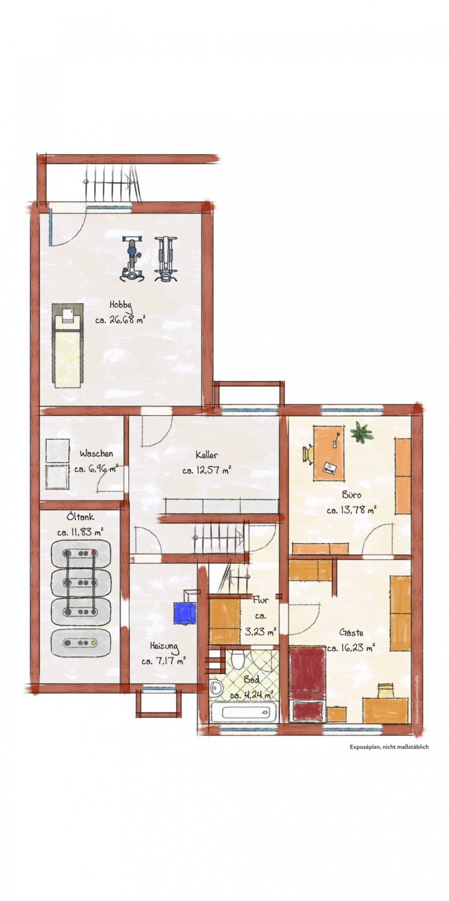 Souterrain - Keller Bungalow Meerbusch/Str�mp