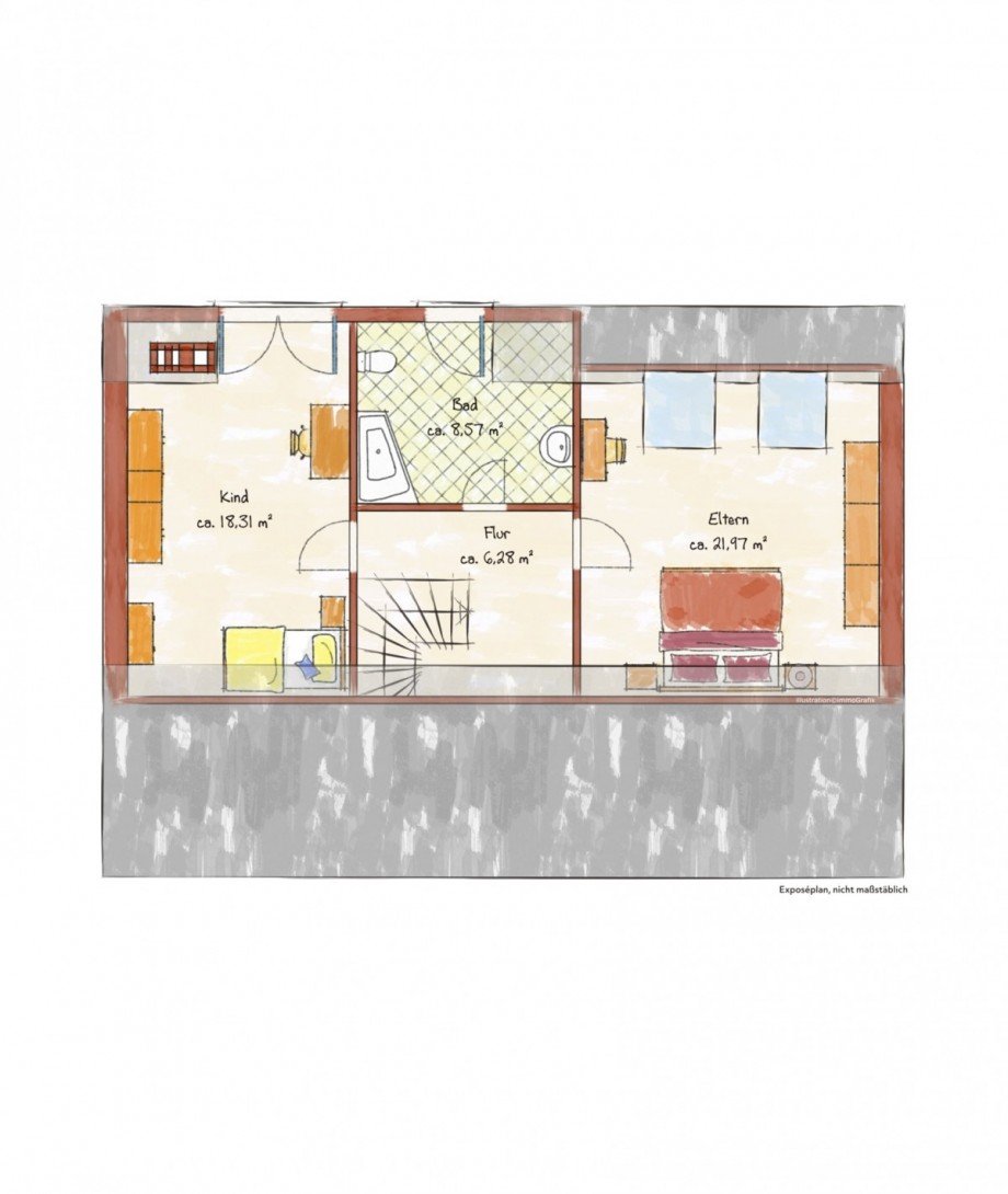 Dachgeschoss Einfamilienhaus Meerbusch/Osterath