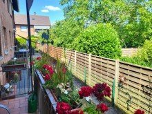 Balkon Ausblick 3-ZIMMER-WOHNUNG IM ERDGESCHOSS MIT BALKON IN RUHIGER LAGE VON GREVENBROICH-ORKEN ZU VERKAUFEN...