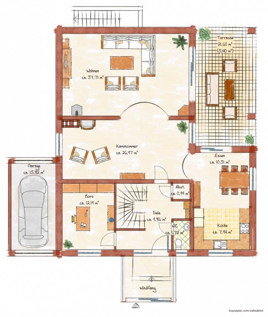 Erdgeschoss Einfamilienhaus Meerbusch/Osterath