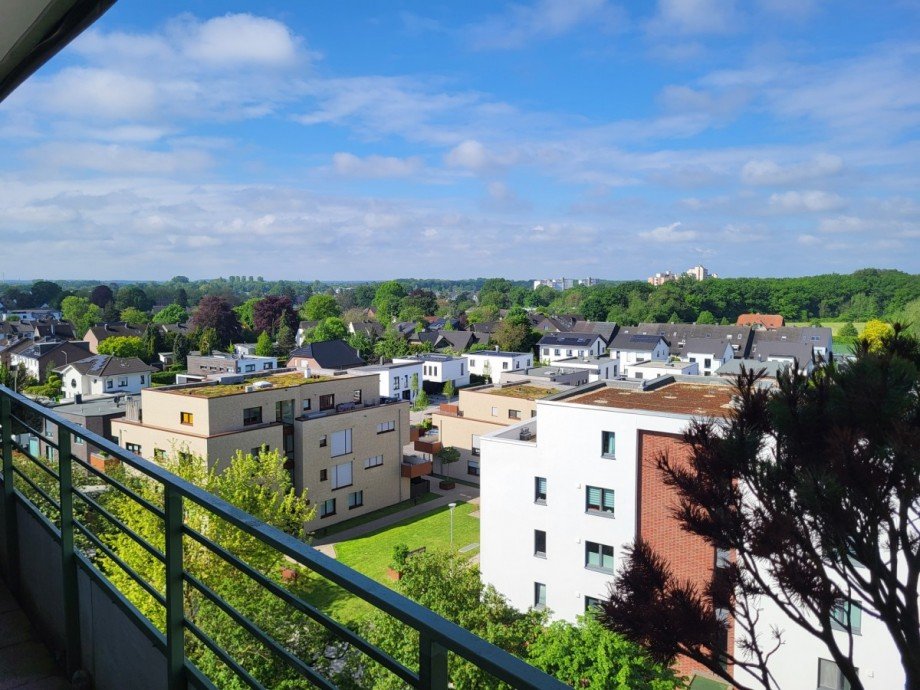 Aussicht links Etagenwohnung Kaarst
