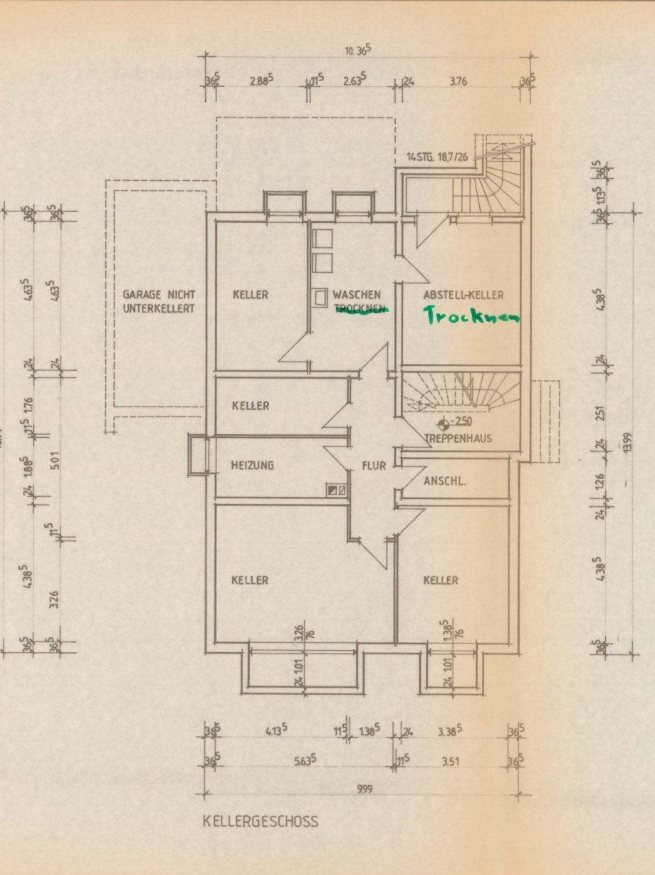 Keller Zweifamilienhaus Grevenbroich