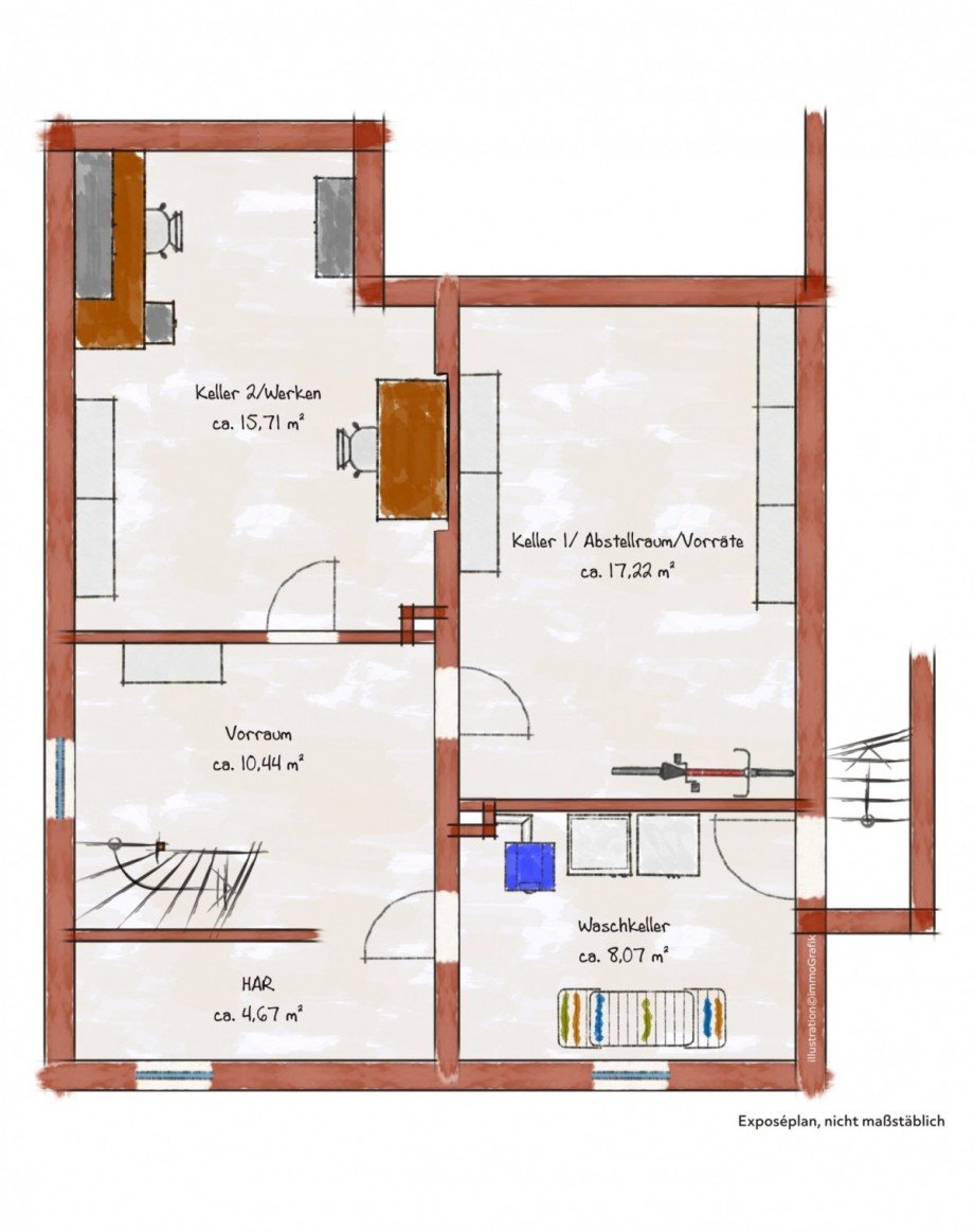 Keller Einfamilienhaus Neuss/Reuschenberg
