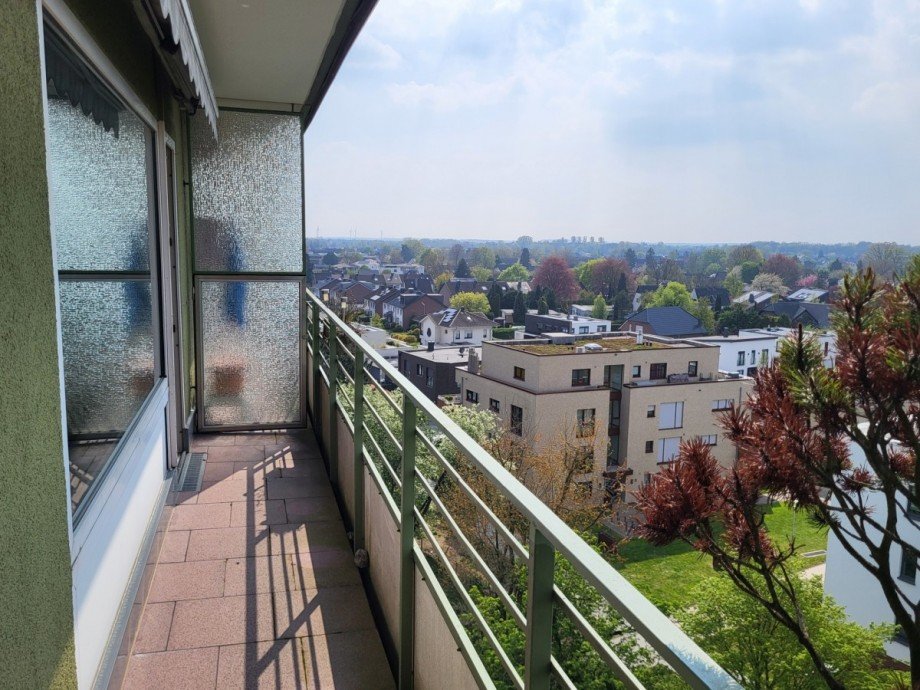 Loggia Ansicht 3 Etagenwohnung Kaarst