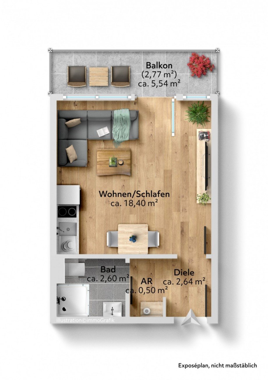 Grundriss Etagenwohnung Grevenbroich/Wevelinghoven